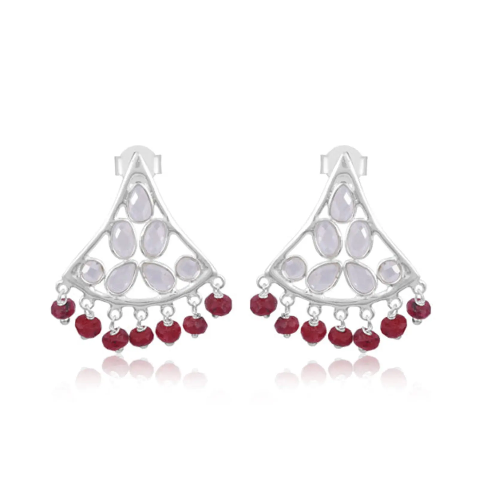Eternal Flame Ruby Earrings