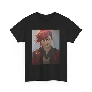 League Of Legends Vi Funny Face Tshirt - Jayvik Jinx, Jayce, Caitlyn, Ekko Arcane Christmas Gift & Tshirt