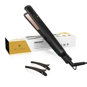2 in 1 Hair Styling Tools Pro Straightener and Curler, Instant Heat Up, Automatic Shut Off & Digital LED Display,  Adjustable Temperature (284℉ - 446℉),  Smooth Flat Iron & Curling iron ,Mother's Day Gift