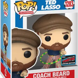 Funko Pop Coach Beard 1283 Ted Lasso 2022 NYCC Official Convention Sticker Vinyl Figure
