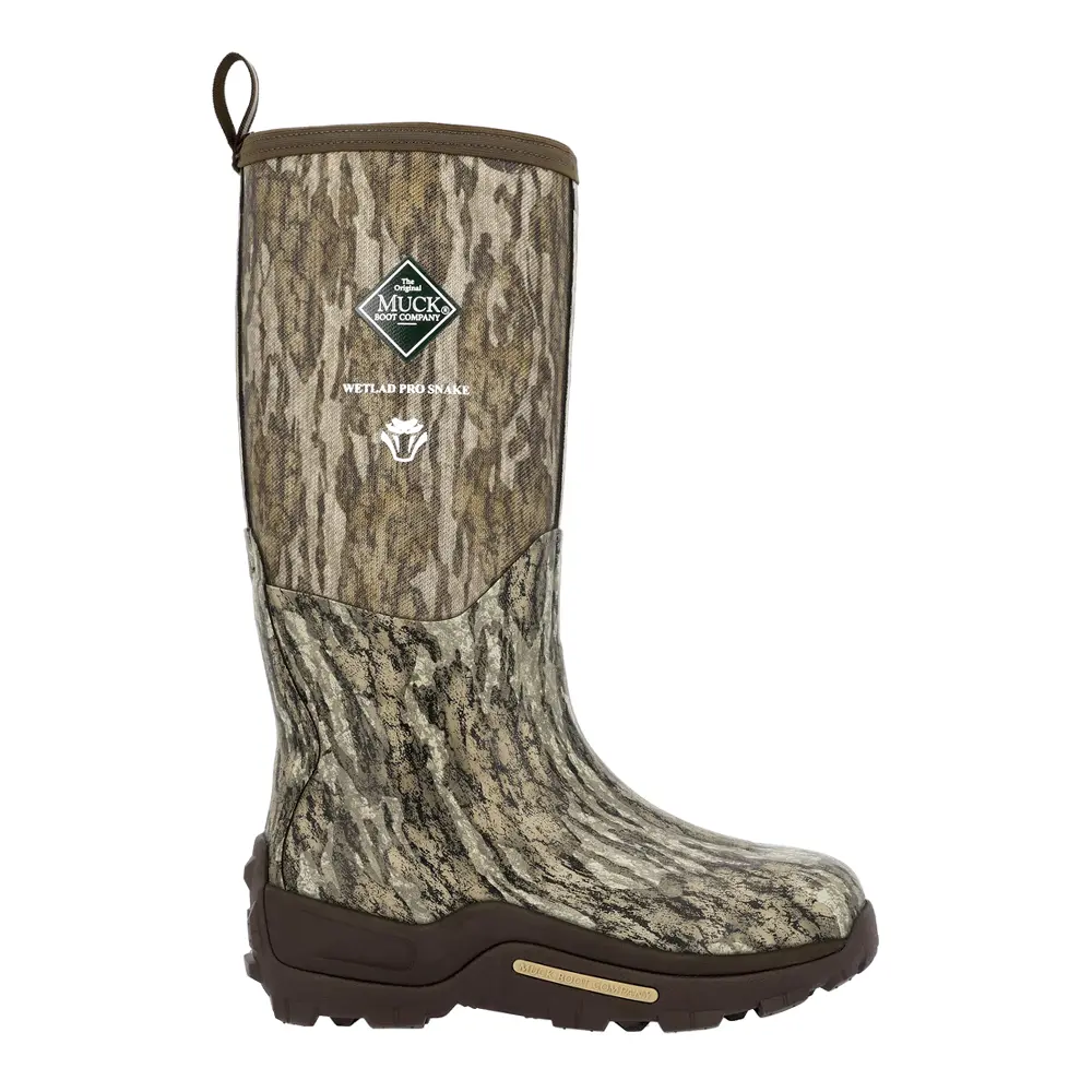 Muck Boot Mens Viper Max Resistant Camouflage Round Toe Pull On Casual Boots Knee High - Brown, Grey