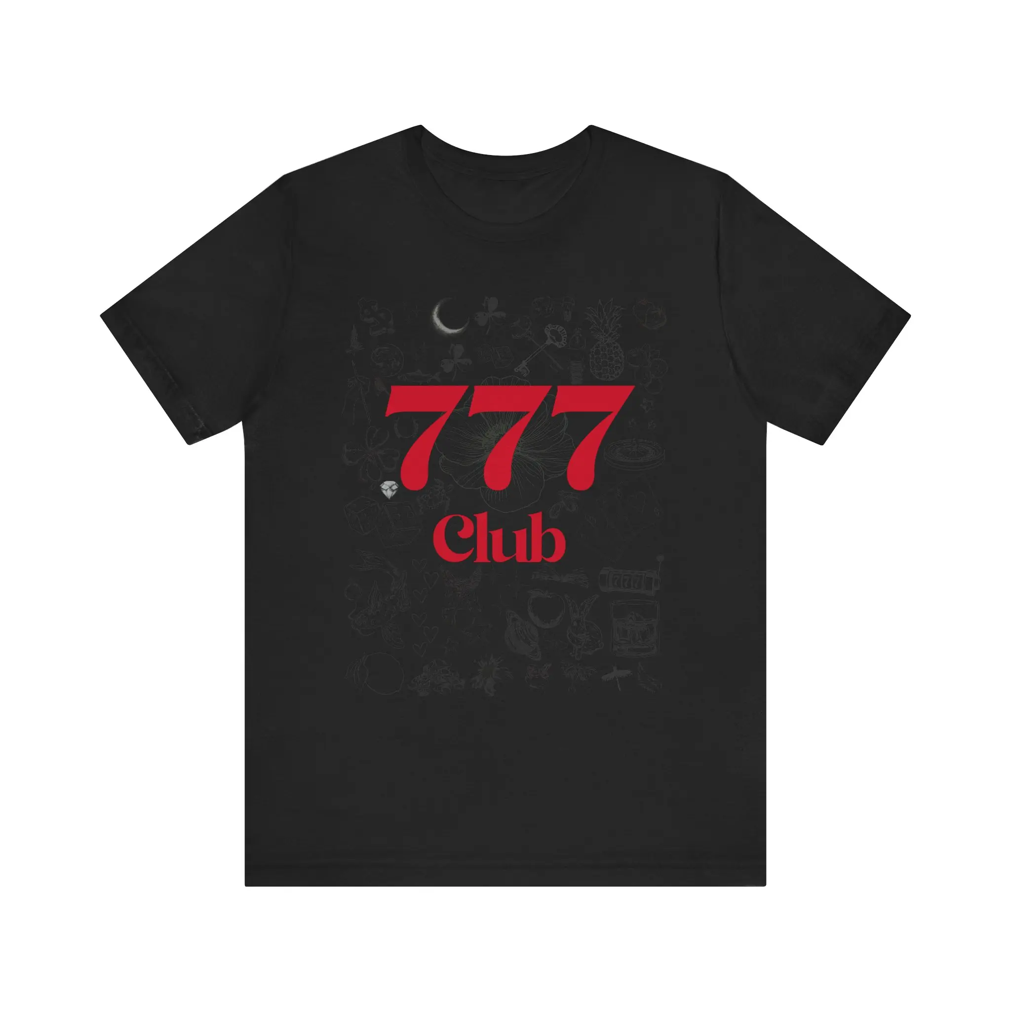 777 Club Graphic Unisex Tee | Casual Wear, Gift for Friends, Club Outfits, Unique Graphic Shirt, Everyday Fashion