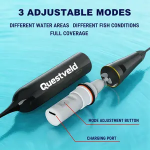 Questveld Auto Jump Float Lures Set equipment Auto Float baits Electric Automatic Luring Fishing Floattackle kit peg float freshwater fishing catfish float rigoutdoor fishing accessory fishing pole peg float top waterlures cane pole fishing  fishhooks out