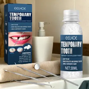 Shapeable Dental Wax for Film Makeup, Vampire Halloween Costume Props, Temporary Tooth Filler Kit, Dentist Tools & Supplies, Dentures Temporary Fillings, Moldable False Teeth