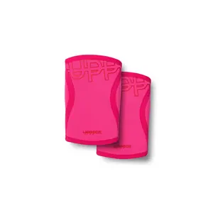 UPPPER Knee Sleeves Neon Pink 2.0 - 7mm Neoprene, Support for Squats, Powerlifting & Leg Press, Pair