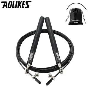#dealsforyoudays Adjustable Speed Jump Rope - Aluminum Handles & Steel Cable - Boxing, MMA, HIIT,CrossFit, Home Fitness,Gym Workout, Training Equipment