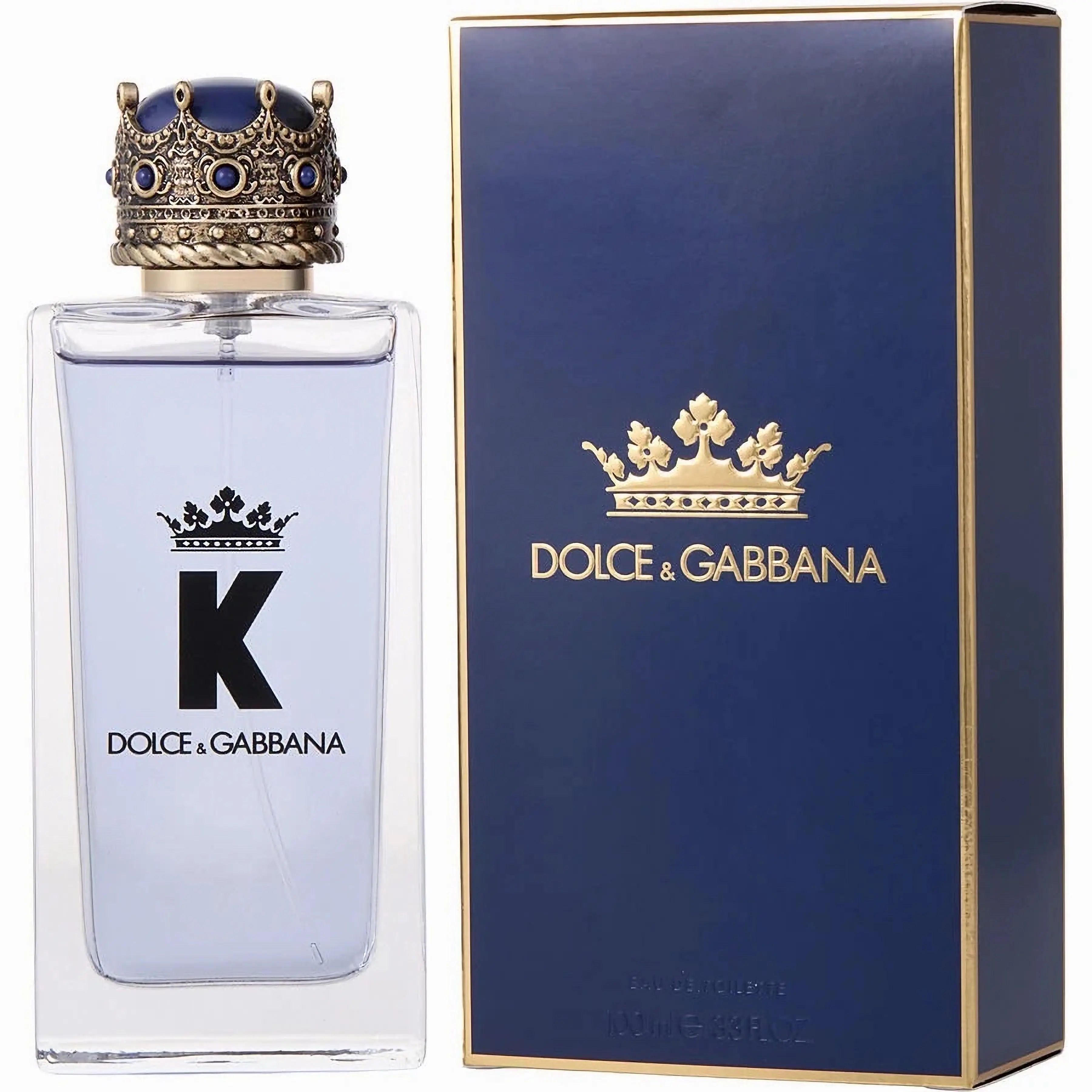 DOLCE & GABBANA Men's K Eau de Toilette, 3.4 oz Fragrance with Clary Sage, Pimento, Geranium, Sicilian Lemon Notes for Men's Personal Care