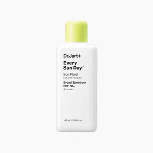 Dr.Jart+ Every Sun Day Fluid Korean Sunscreen SPF 50+ for Face (No White Cast, Lightweight, Radiant Finish)