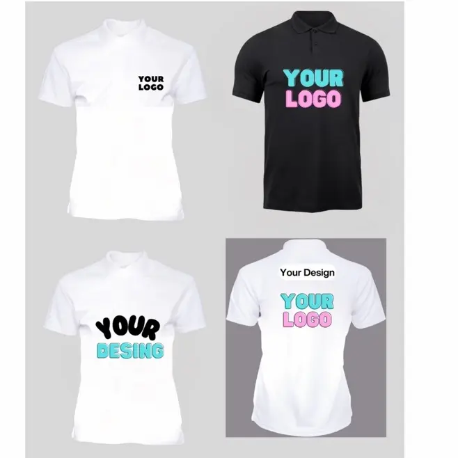 Customized Men's Polo Shirt - Customized Design with Your Logo, Available in Various Colors, Men's Top - Menswear Short sleeve, Women’s Polo Shirt -Customized