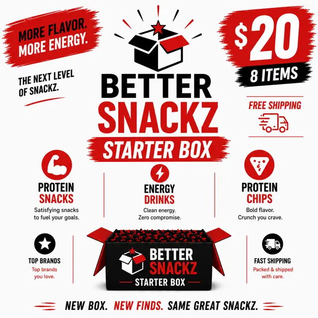Better Snackz Starter Box (8 Items)