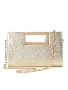 PU Glossy Elegant Ladies' Evening Clutch Bag, Handbag, Clutch, Single-Shoulder Crossbody Bag, Magnetic Closure, Square Handle, Suitable for Weddings, Parties, Banquets, etc.