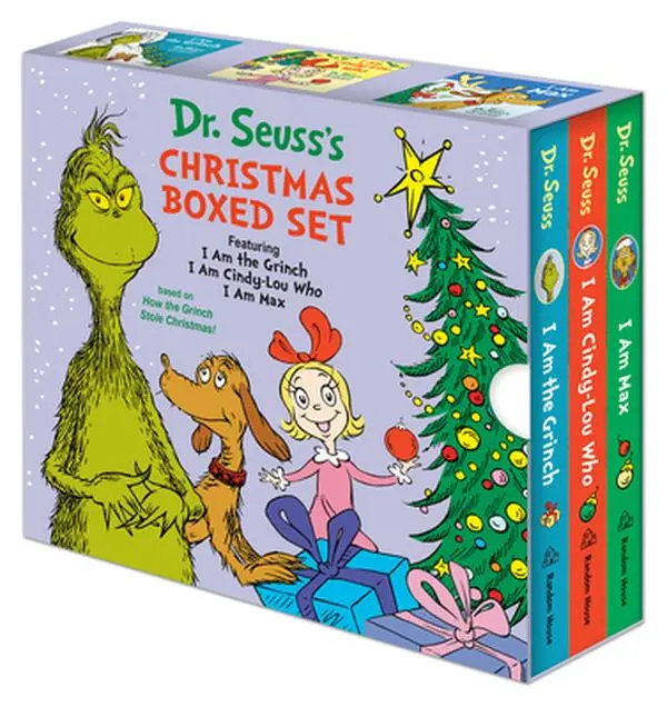 Dr. Seuss's Christmas 3-Book Boxed Set: I Am the Grinch, I Am Cindy-Lou Who; I Am Max: Based on How the Grinch Stole Christmas -- Dr Seuss - Hardcover