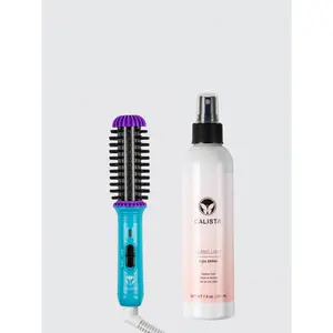 Set & Style Duo - Travel-Size Heated Hair Tool & Hairspray - Hair Styling Tools