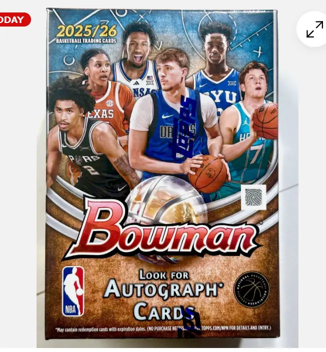 2025-26 Topps Bowman Basketball Blaster Box