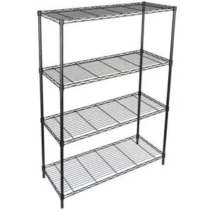New Choice Deal 4 Shelf Adjustable Heavy Duty Storage Shelving Unit Steel Organizer Wire Rack