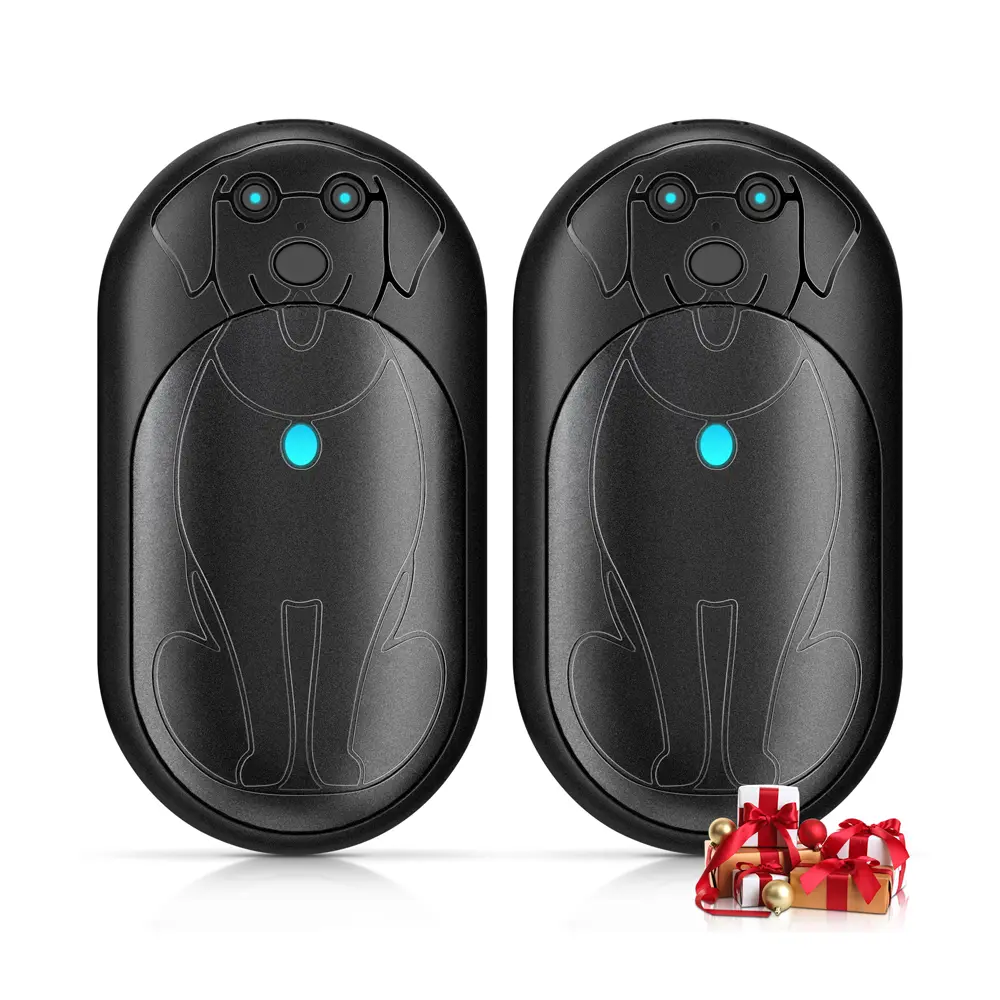 Lepwings 2-Pack Battery Powered USB Rechargeable Hand Warmers, 6000mAh, Rapid Warm-Up, 3 Heat Levels, 20 Hrs Long-Lasting, Snap Fastener Electric Heaters, Compact Portable Household Heaters, Ideal Christmas Male Gifts with Coffee-Like Warmth