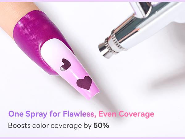 SAVILAND 7-in-1 Airbrush Nail Set: 6 Pink Gel Colors with Airbrush Machine, Cleaner, Stencils & Protection Tools, Complete Kit for Quick and Easy Nail Art SAVILAND 7-in-1 Airbrush Nail Set: 6 Pink Gel Colors with Airbrush Machine, Cleaner, Stencils & Protection Tools, Complete Kit for Quick and Easy Nail Art