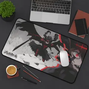 Premium Asta Mousepad | Black Clover Deskmat | Large Anime Mousepad | Black Clover Deskmat