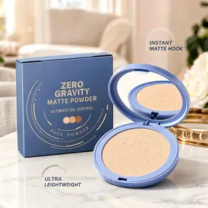 Solid Waterproof Setting Powder Compact — 12-Hour Oil Control & Matte Finish; Lightweight, Breathable Setting Powder; Fine, Smooth, and Portable Compact; Available in 3 Shades; Long-Lasting Makeup Lock.