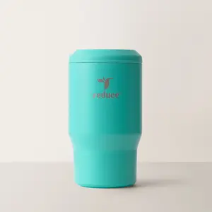 Reduce Drink Cooler 4-in-1 Insulated Beverage Holder Adjustable Cup Cooler Keeps Drinks Cold Longer Drinkware Lid