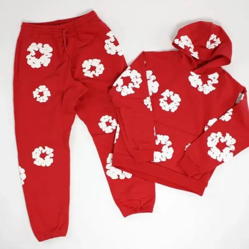 Red Pants (White Flower Wreath)