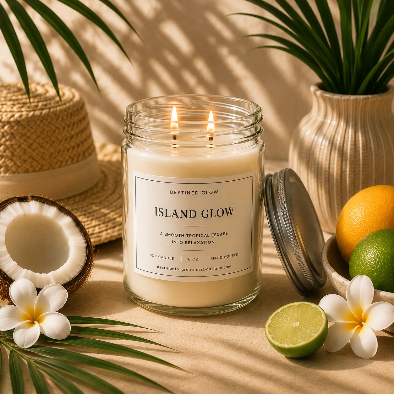 Island Glow Candle | Coconut + Pineapple