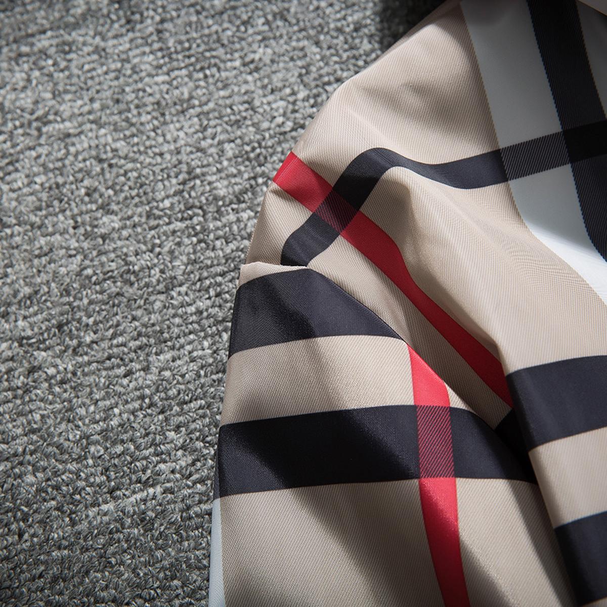 Men's jacket - Full zipper design, with pockets, casual style, perfect for autumn/winter wear, hooded collar, regular cut, checkered pattern, men's jacket.