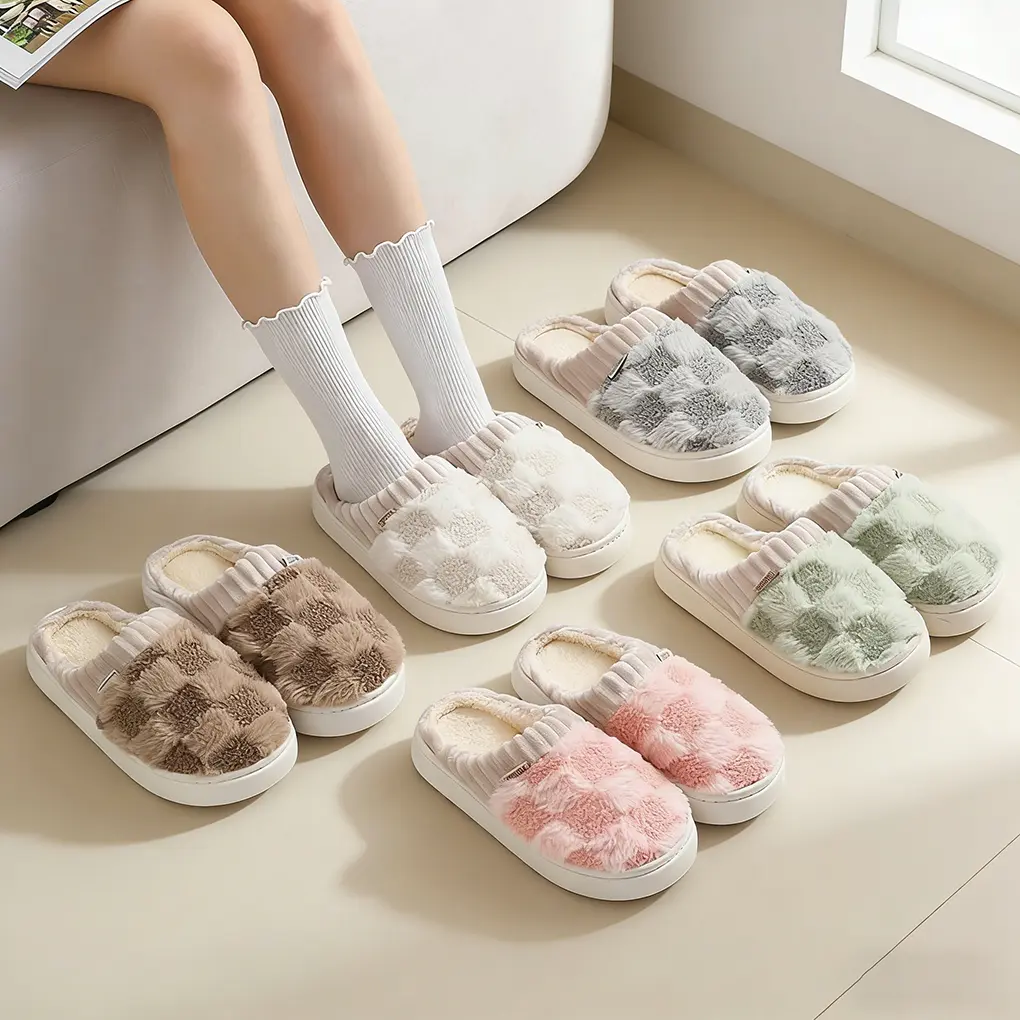 Unisex Casual Sports Slides - Ultra-Soft Memory Foam Slip-Ons, Polyester-Cotton Cozy Plush, Non-Slip Sole, Lightweight All-Seasons Indoor-Outdoor Footwear for Home Lounging