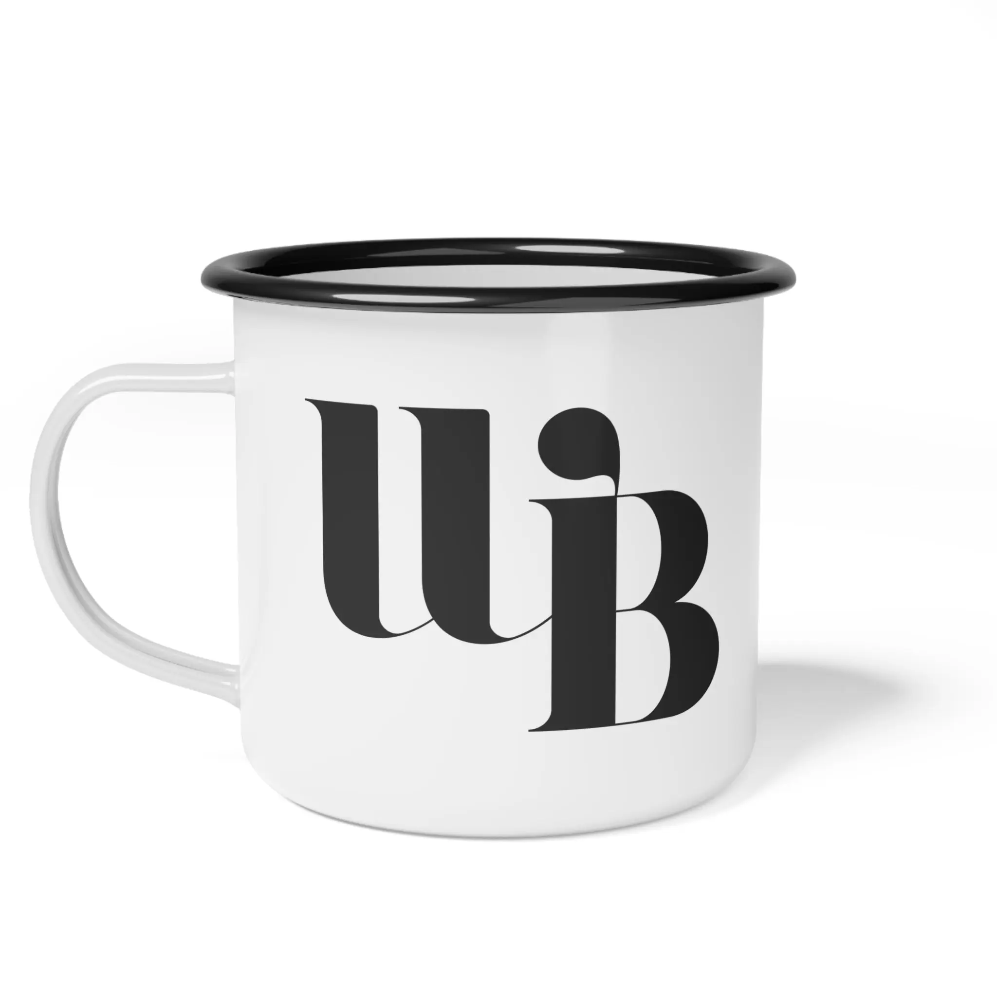 Monogram Enamel Mug