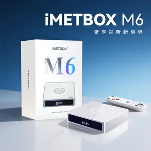 2025 New IMETBOX M6 TV Box 4GB 64GB with Vioce Control Wifi 6 8k HD Smart TB TV Box HOT in Overseas Global Live IPTV 2025
