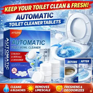 Jaysuing Toilet Bowl Cleaner Tablets – Descaling & Odor Removing Toilet Cleaner