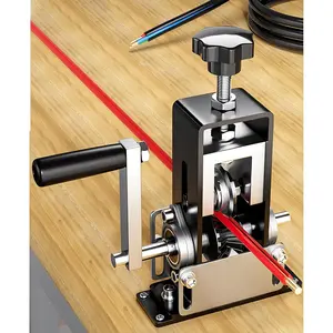 Sturdy Iron Frame Wire Stripper Handles Harsh Environments | Perfect for Stripping Extension Cords, Welding Cables & Automotive Wiring