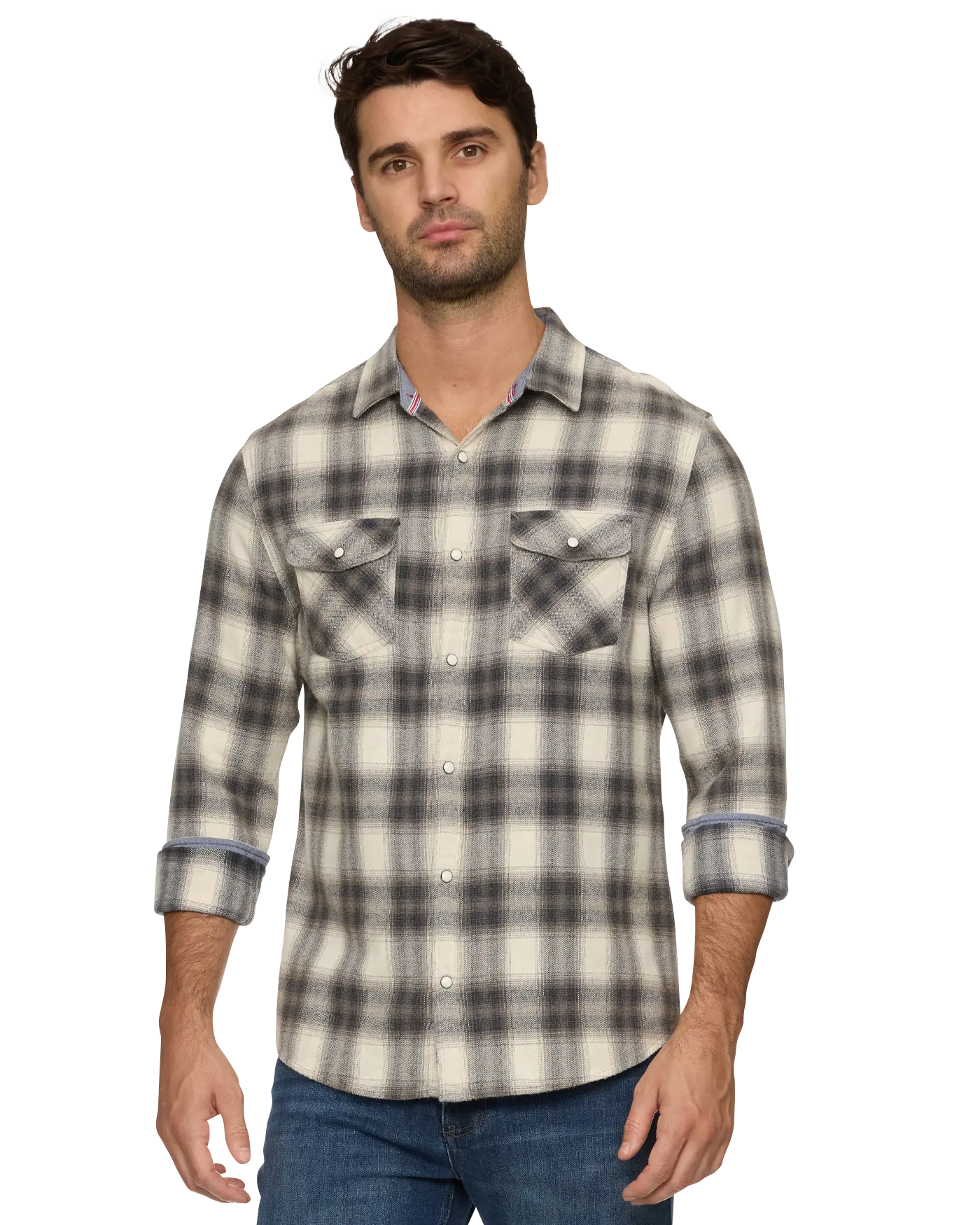 ALMA VINTAGE WASHED FLANNEL SHIRT