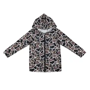 C Kids Boy Winter Jacket Zipper Coat Camo Winter Hoodies Shirt Hunting Clothes BT1382