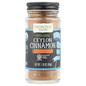 Frontier Co-op Organic Ceylon Cinnamon, 1.76 oz (50 g)