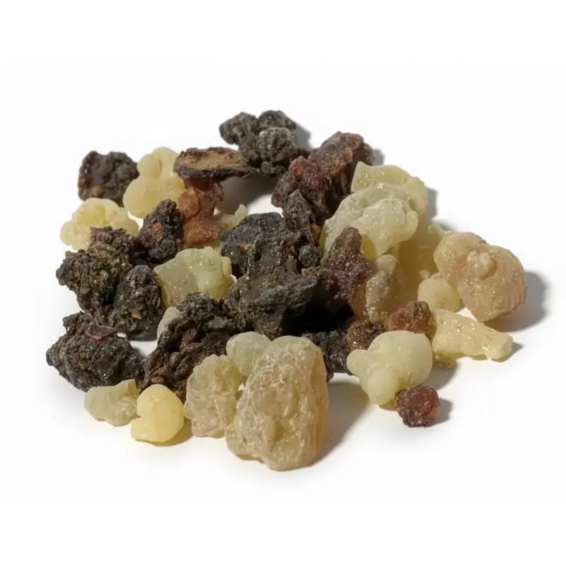 Frankincense & Myrrh Resin Blend - 1 lb Bulk Granular Aromatic Incense for Altar Work, Meditation & Space Clearing, Citrus-Pine Top Notes with Balsamic Earthy Myrrh, Requires Charcoal Burner