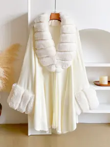 Women's Fashion Elegant Thick Plain Shawl, Soft Comfortable All-Season Scarf, Vintage Versatile Accessory for Daily Use, Trendy Solid Shawl