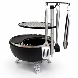BBQ Tool Holder + Tools
