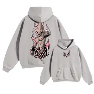 Majin Buu Unisex FallFreshness outfits men streetwear 80s 90s graphic tees cotton Anime funny Hoodies men gifts