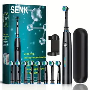 Smart Ip67 Waterproof Electric Toothbrush, Home Teeth Cleaner, Cordless Teeth Cleansing, Automatic Deep Cleaning Design, Rechargeable Soft Bristles, Suitable for Adults & Men Women