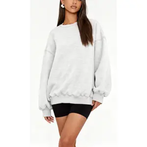 European and American Style Spring Autumn Unisex Loose Fit Sports Crew Neck Sweatshirt Pullover Long Sleeve Casual Top in White Khaki Red Black Blue Pink Light Gray Orange Navy Blue Camel Burgundy Dark Green Purple Dark Gray Light Blue Light Purple Brown