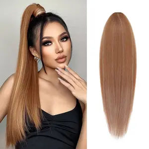 Instant Glitz Synthetic Drawstring Ponytail Straight 28"