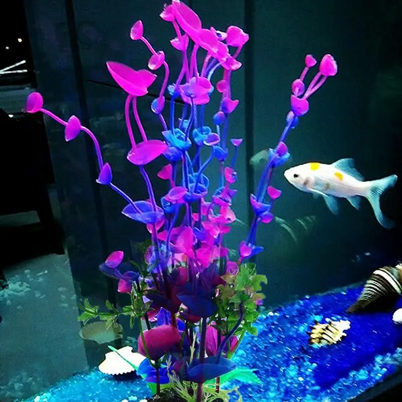 Artificial Aquarium Plant, Simulation Aquarium Plant, Aquatic Plants, Fish Tank Decoration, Aquarium Decorations, Landscaping Decoration for Home & Hotel & Restaurant