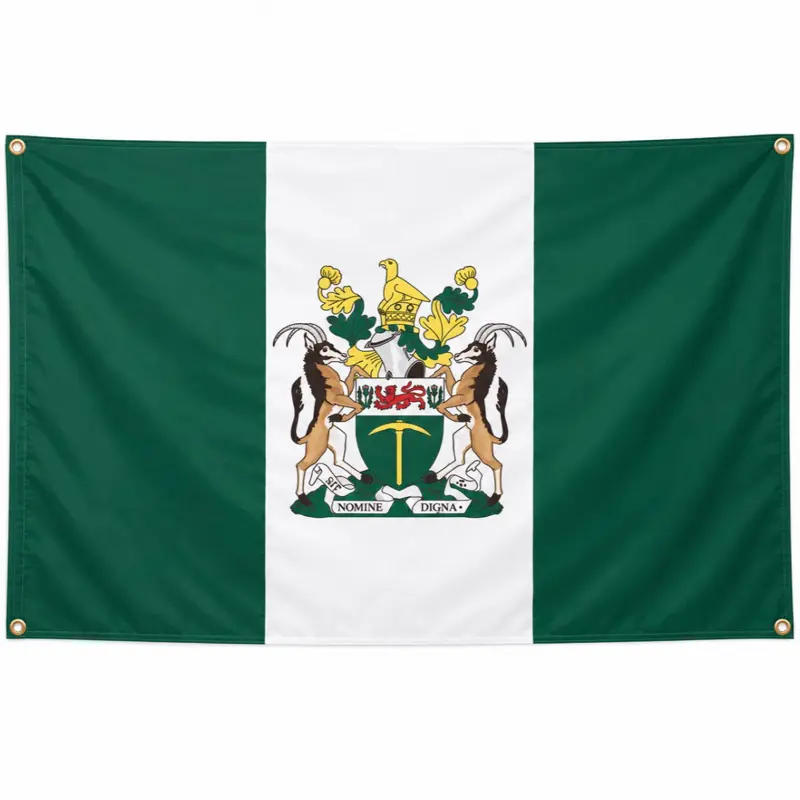 Rhodesia Flag Historical 5x3 Ft Wall Flag With Brass Rings