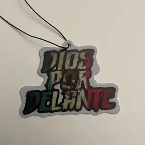 Custom rear view mirror charm