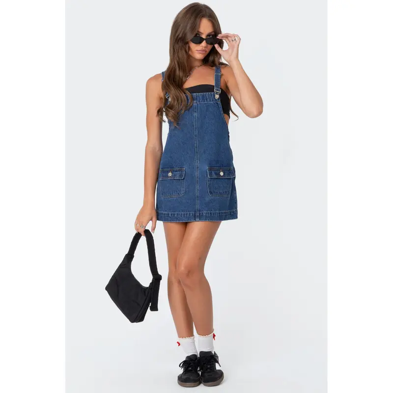 AKNVAS Devyn Saxe Blue Denim Ruffle Dress in Saxe Blue - TikTok Shop AKNVAS Devyn Saxe Blue Denim Ruffle Dress in Saxe Blue - TikTok Shop
