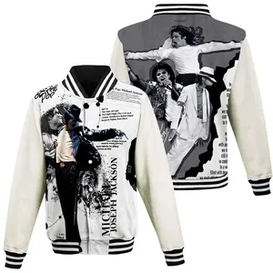 Michael Jackson Jacket – King of Pop Baseball Varsity Fashion