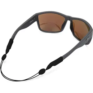 Adjustable Sunglasses Retainer Strap 2 Pack - Universal No-Tail Eyewear  Cord with Anti-Slip Ends for Men Women