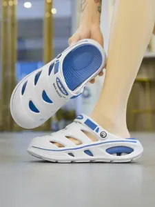 Men's 2026 Spring Summer Sliponshoes Slpiper New Arrival Clogs Thick Sole Two-Way Wear Outdoor Non-Slip Closed Toe Slides Soft Casual Sports Beach Slippers for Wading Driving Daily Wear