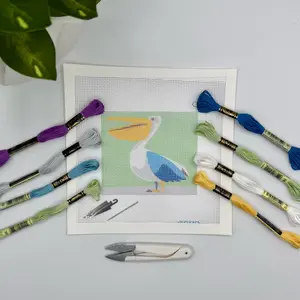 Pelican Needlepoint Kit